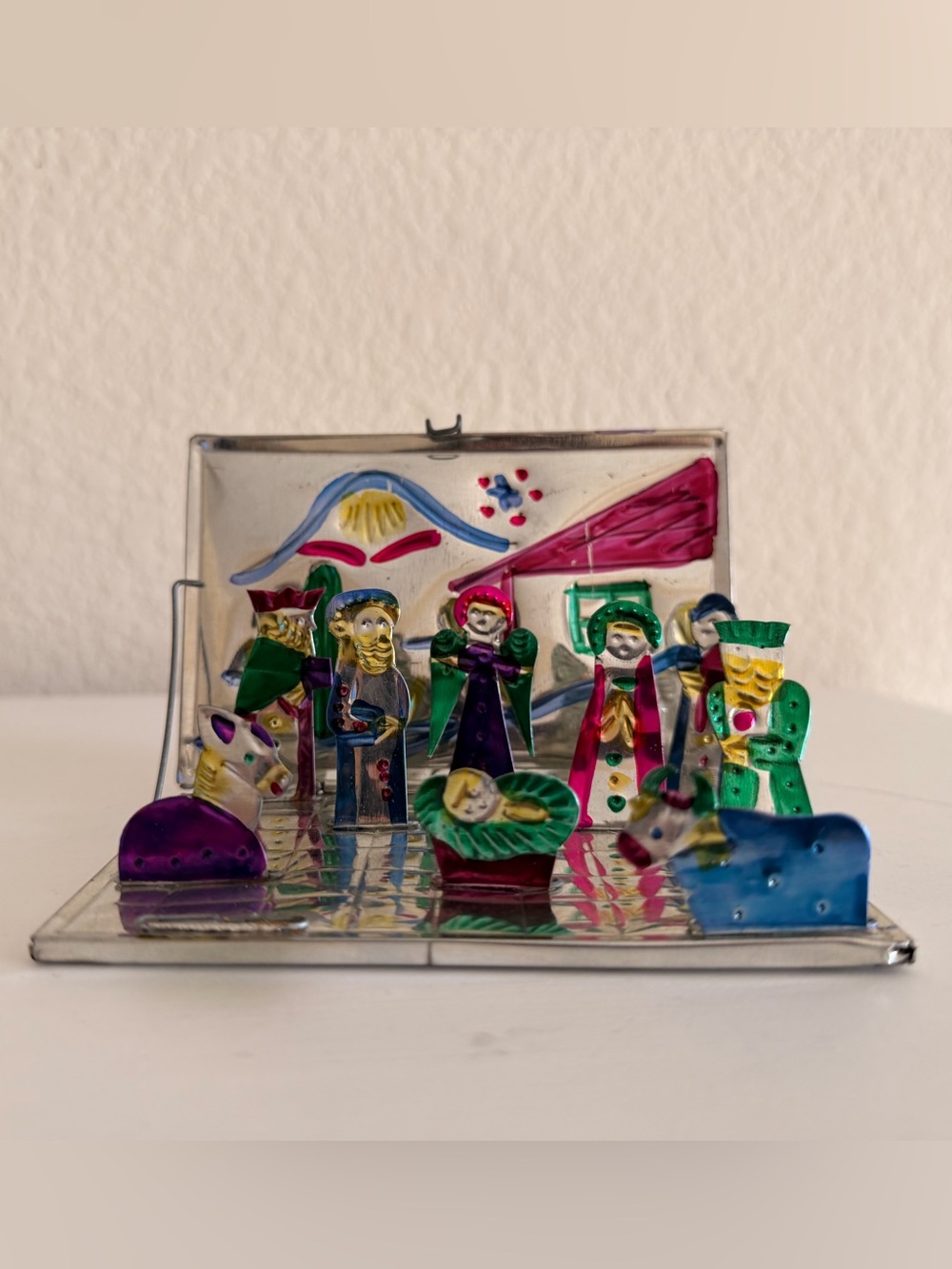 Mini Tin Nativity Scene - Christmas Holiday